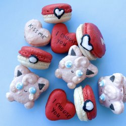 Steph's Macarons - Jigglypuff set for Valentine's Day