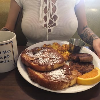 Junior's Cafe - Vegan French toast meal. All vegan. And I loved my mug. - Cafes Near Me - Portland, Oregon Junior's Cafe - Vegan French toast meal. All vegan. And I loved my mug. - Cafes Near Me - Portland, Oregon