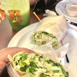 Chicken cesar wrap