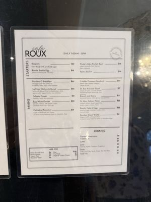 Menu photo 3 Roux on Orleans New Orleans, LA Menu photo 3 Roux on Orleans New Orleans, LA