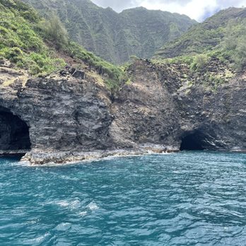 Blue Dolphin Charters - Na Pali coast caves - Boating Near Me - Eleele, Hawaii