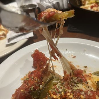 Rance's Chicago Pizza - Look at the cheese - Pizza Near Me - Long Beach, California Rance's Chicago Pizza - Look at the cheese - Pizza Near Me - Long Beach, California