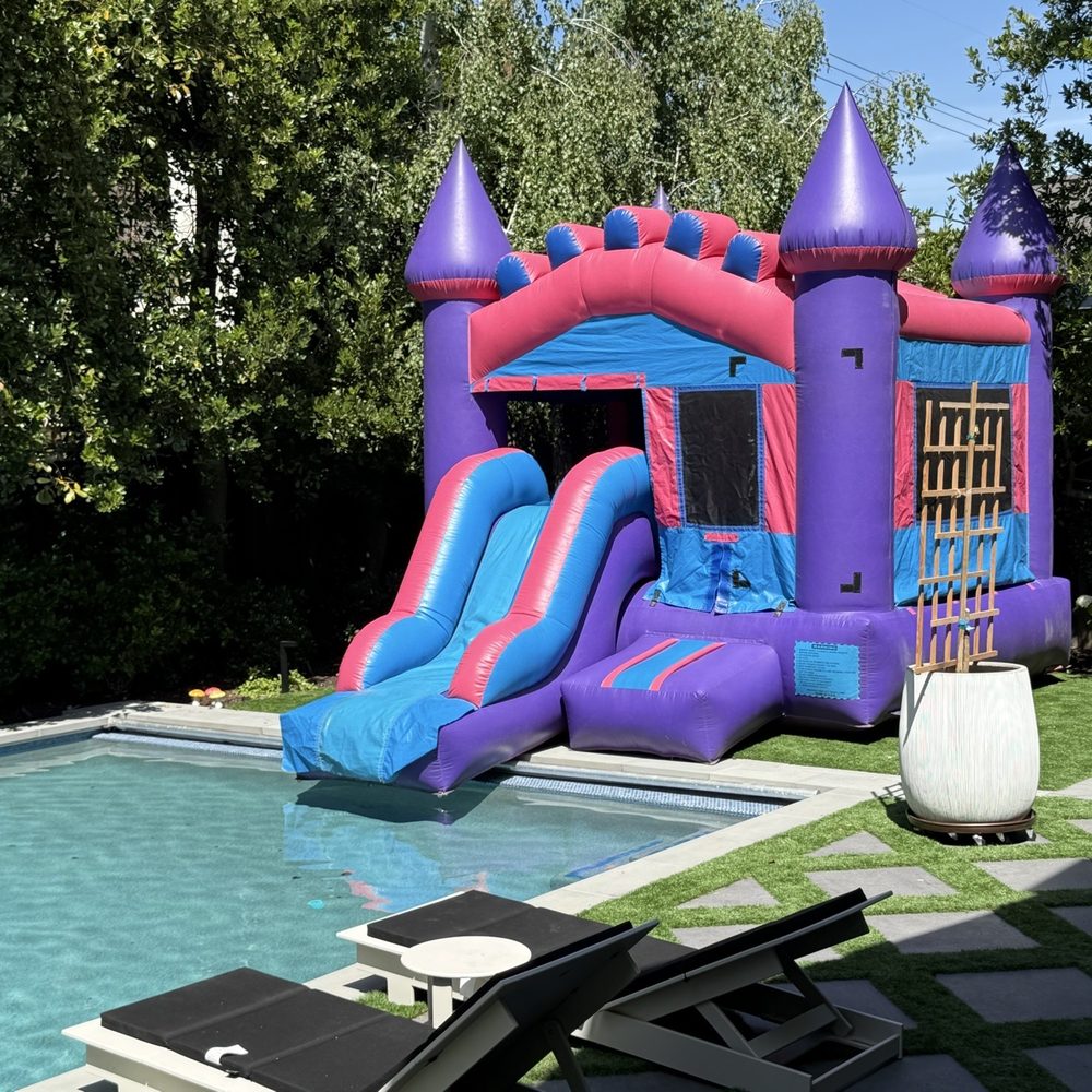 Area Jumpers - Jumpy house with slide!  Super great value! - Bounce House Rentals Near Me - San Jose, California