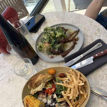 Malibu Farm - Chicken salad and hanger steak - Coffee & Tea Near Me - Tiburon, California Malibu Farm - Chicken salad and hanger steak - Coffee & Tea Near Me - Tiburon, California