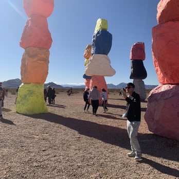 Seven Magic Mountains - Big things make you feel small - Public Art Near Me - Las Vegas, Nevada Seven Magic Mountains - Big things make you feel small - Public Art Near Me - Las Vegas, Nevada