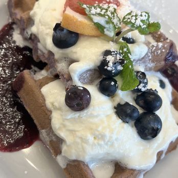 Sweet Maple - Blueberry Moffle - Breakfast & Brunch Near Me - Cupertino, California Sweet Maple - Blueberry Moffle - Breakfast & Brunch Near Me - Cupertino, California