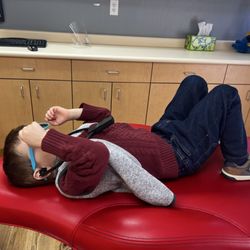 Bay Area Kids Dentist - TVs attached to the ceiling, toys and stickers with every visit makes it easier to get the kids to go to the dentist!