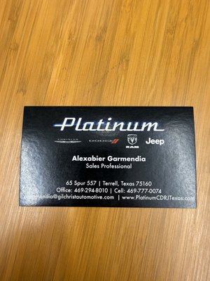 Platinum Chrysler Dodge Ram Jeep