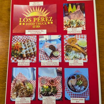The Grape & Grain - Los Perez menu. - Bars Near Me - Everett, Washington