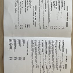 Takumi Ramen - Menu