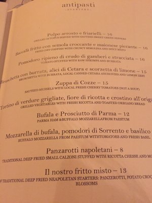 Menu photo 2 Da Vincenzo Positano, SA Menu photo 2 Da Vincenzo Positano, SA
