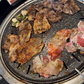 Baekjeong Korean BBQ - Nonstick grill. - Korean Near Me - Calgary, Alberta