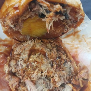 Champs Barbeque - Pork had great flavor.  Sauce on the other hand was a little too sweet for me. - Barbeque Near Me - Wetumpka, Alabama