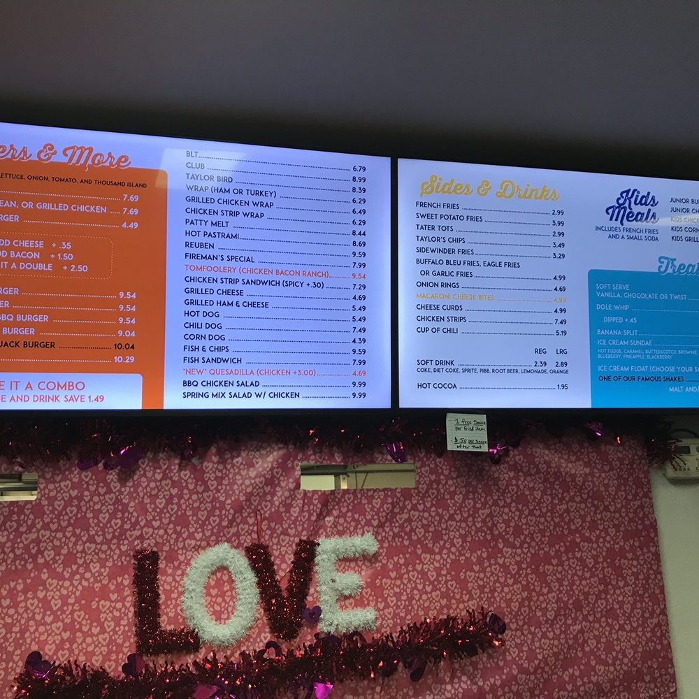 Taylors - the menu and prices of the restaurant - Burgers Near Me - Loomis, California Taylors - the menu and prices of the restaurant - Burgers Near Me - Loomis, California