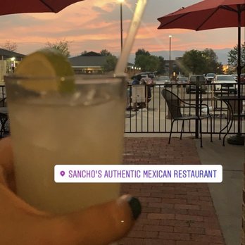 Sancho's Authentic Mexican Restaurant - Margarita at sunset - Mexican Near Me - Boulder, Colorado