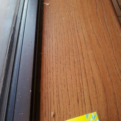 Dirty window sill