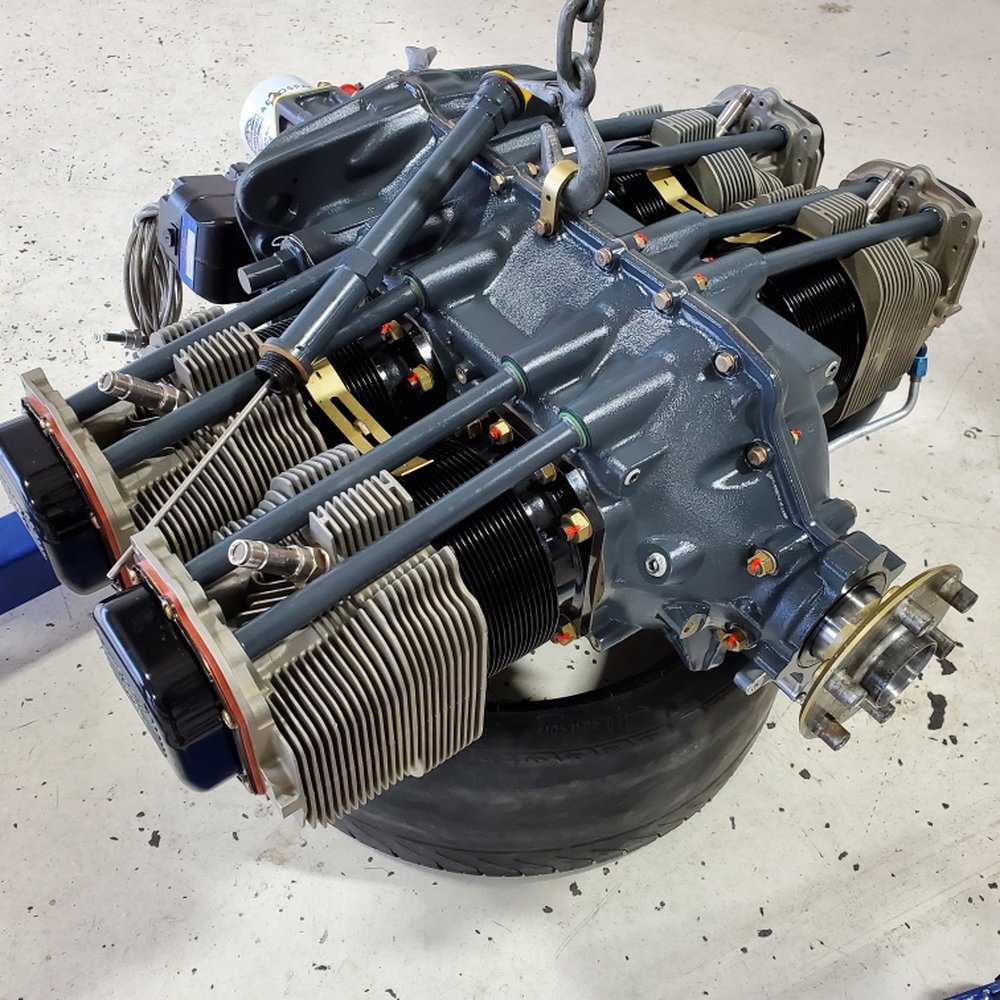 Nevada Aircraft Engine - Newly overhauled Lycoming engine from a PA-28 aircraft - Aircraft Repairs Near Me - Henderson, Nevada