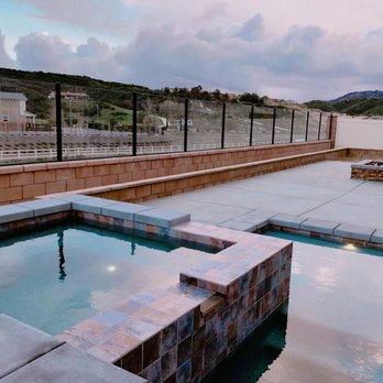 Creative Outdoor Concepts - View of spa, reef, deck, and fire pit. - Pool & Hot Tub Service Near Me - Temecula, California