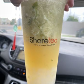 Sharetea - Harvey - Lime Mojito with Lychee Jelly ($5.75 + $0.75 for the lychee jelly) - Bubble Tea Near Me - Harvey, Louisiana Sharetea - Harvey - Lime Mojito with Lychee Jelly ($5.75 + $0.75 for the lychee jelly) - Bubble Tea Near Me - Harvey, Louisiana