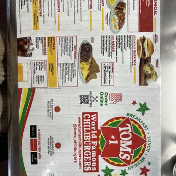 Tom's #1 - Menu - Burgers Near Me - Ontario, California Tom's #1 - Menu - Burgers Near Me - Ontario, California