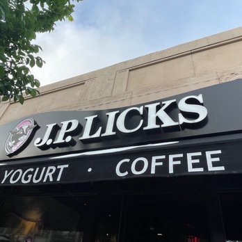 J P Licks - Coolidge Corner - Exterior Signage. - Ice Cream & Frozen Yogurt Near Me - Brookline, Massachusetts