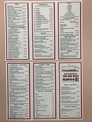 Menu photo 2 Tacos Guadalajara Ferndale, WA Menu photo 2 Tacos Guadalajara Ferndale, WA