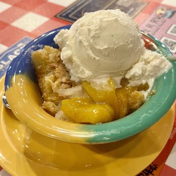 Brooklyn's Backyard - Peach  cobbler - New American Near Me - Ocala, Florida