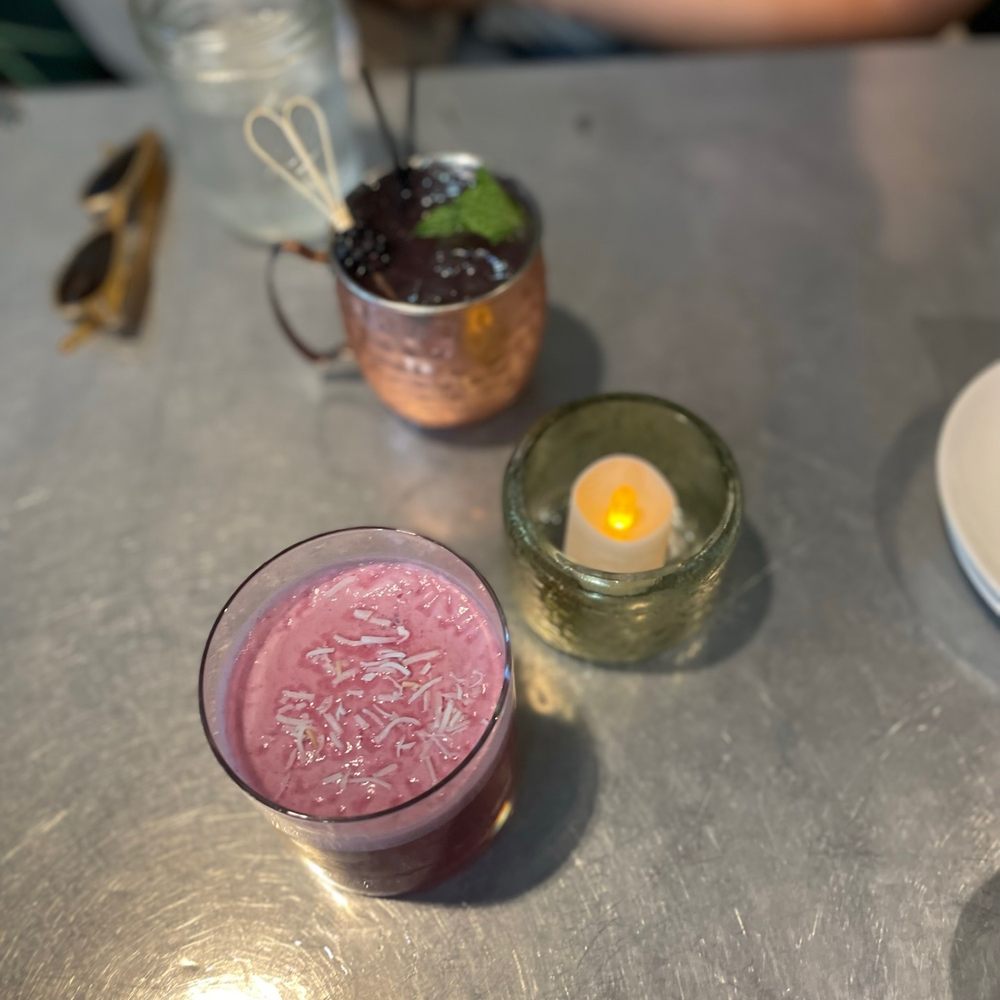 The Green Room - Mezcal Jullip (Top) Coconut Negroni (Bottom) - Lounges Near Me - Sacramento, California The Green Room - Mezcal Jullip (Top) Coconut Negroni (Bottom) - Lounges Near Me - Sacramento, California