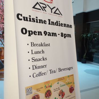 Cuisine Arya - They are in Les Cours Mont Royal. - Indian Near Me - Montreal, Quebec Cuisine Arya - They are in Les Cours Mont Royal. - Indian Near Me - Montreal, Quebec