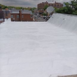 Silicon on flat roof Silicon on flat roof