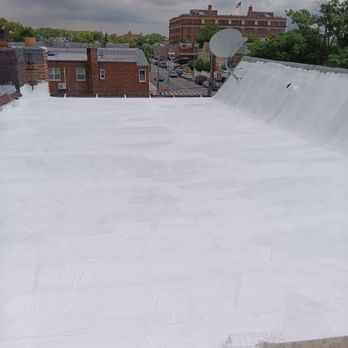Hi Tech Contracting & Restoration - Silicon on flat roof - Roofing Near Me - Brooklyn, New York Hi Tech Contracting & Restoration - Silicon on flat roof - Roofing Near Me - Brooklyn, New York