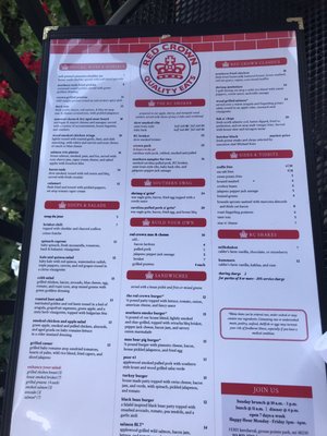 Menu photo 6 Red Crown Quality Eats Grosse Pointe Park, MI