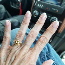 Love the French shellac manicure using the dipping method! No acrylics!