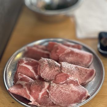 Grams BBQ - Pork Tongue-Sliced 돼지 혀밑 - Korean Near Me - Garden Grove, California
