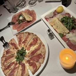 Focaccia, Carpaccio, Prosciutto