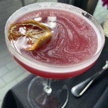 1889 Prime Steak House - Hibiscus lavender lemon drop - Steakhouses Near Me - Olympia, Washington
