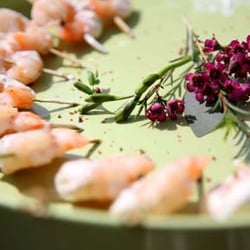 Devour Catering - Champagne prawns with tarragon