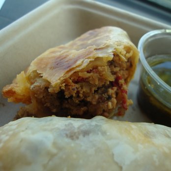 Lazo Empanadas - One of the Empanadas Up Close from Lazo Empanadas OCTOBER 9th 2016 - Empanadas Near Me - Denver, Colorado