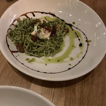 The Bower - Basil spaghetti - New American Near Me - New Orleans, Louisiana The Bower - Basil spaghetti - New American Near Me - New Orleans, Louisiana
