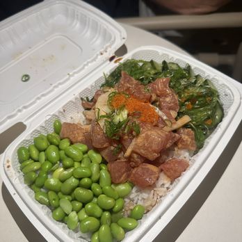 Amy's Shrimp And Poke Shack - Ahi tuna poke with spicy sauce - Poke Near Me - Honolulu, Hawaii Amy's Shrimp And Poke Shack - Ahi tuna poke with spicy sauce - Poke Near Me - Honolulu, Hawaii