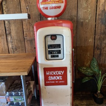 Sonny Bryan's Smokehouse - Old gas pump. - Smokehouse Near Me - Richardson, Texas Sonny Bryan's Smokehouse - Old gas pump. - Smokehouse Near Me - Richardson, Texas