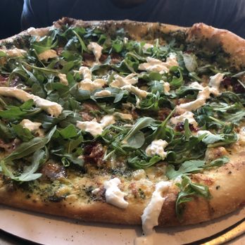 Bob's Pizza - Spinach Pesto and Stracciatella Pizza - delish! - Pizza Near Me - Chicago, Illinois