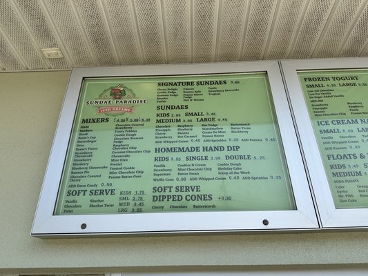 Menu photo 2 Sundae Paradise Jeffersonville, IN Menu photo 2 Sundae Paradise Jeffersonville, IN