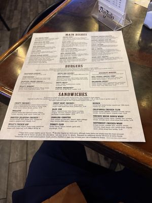Menu photo 1 Willy McCoys Bloomington, MN Menu photo 1 Willy McCoys Bloomington, MN