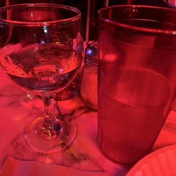 Dino's Tomato Pie - Rosé and water - Pizza Near Me - Seattle, Washington