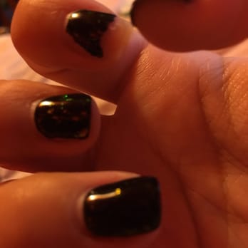 Chic Nails & Spa - Chipped at the top first and slowing half came out she forgot to seal the top . - Nail Salons Near Me - Philadelphia, Pennsylvania Chic Nails & Spa - Chipped at the top first and slowing half came out she forgot to seal the top . - Nail Salons Near Me - Philadelphia, Pennsylvania