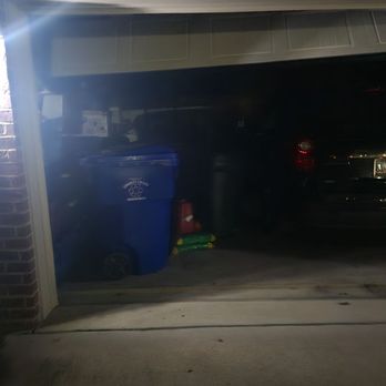 495 Garage Door - Garage door off hinges and open at night - Garage Door Services Near Me - Silver Spring, Maryland 495 Garage Door - Garage door off hinges and open at night - Garage Door Services Near Me - Silver Spring, Maryland