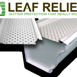 A-Ok Seamless Gutters - Gutter Guards by leaf Relief