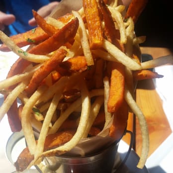 Simmzy's - Sweet and regular fries - American Near Me - Manhattan Beach, California Simmzy's - Sweet and regular fries - American Near Me - Manhattan Beach, California
