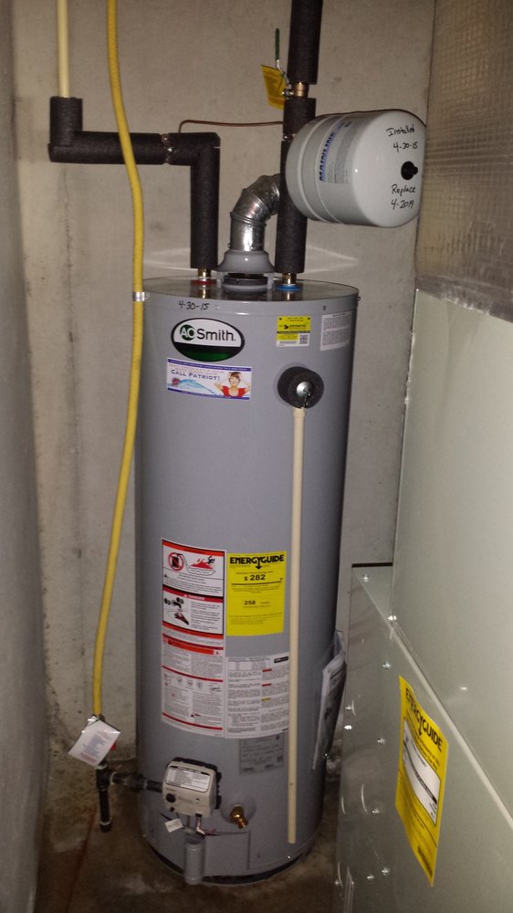 Slide of Patriot Water Heater